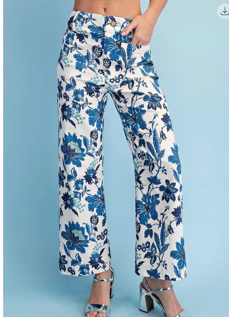 The Floral Ankle Pants