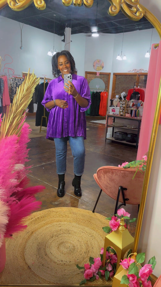 The Purple Glow Top