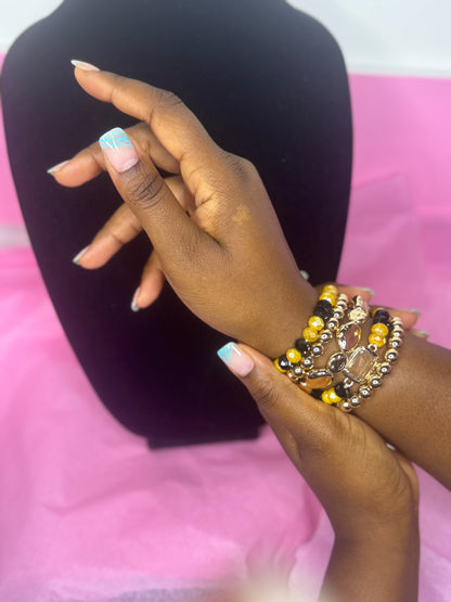 The Multi Strand Bead Bracelet Set