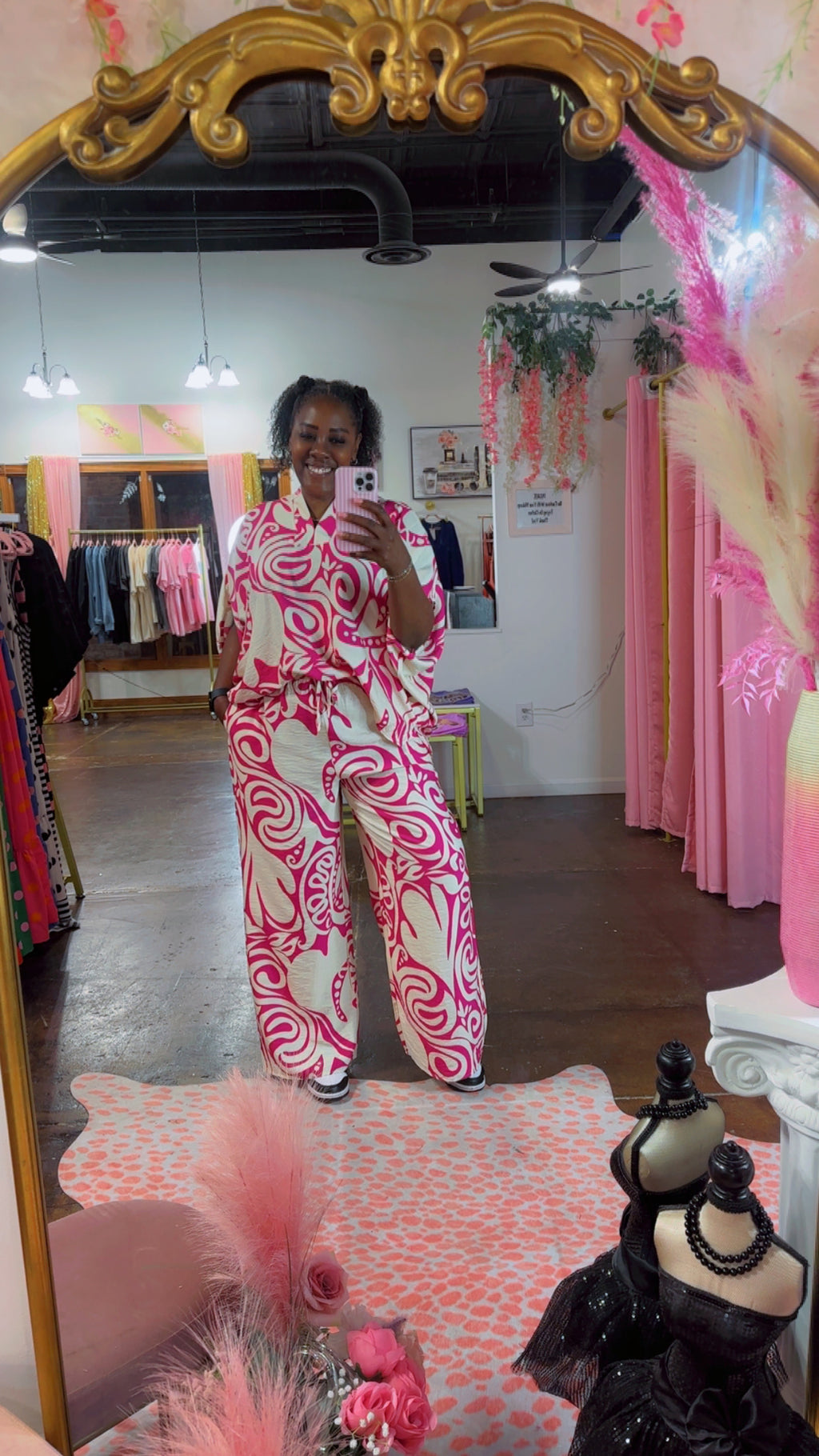 The Fuchsia Relaxed Fit Pants