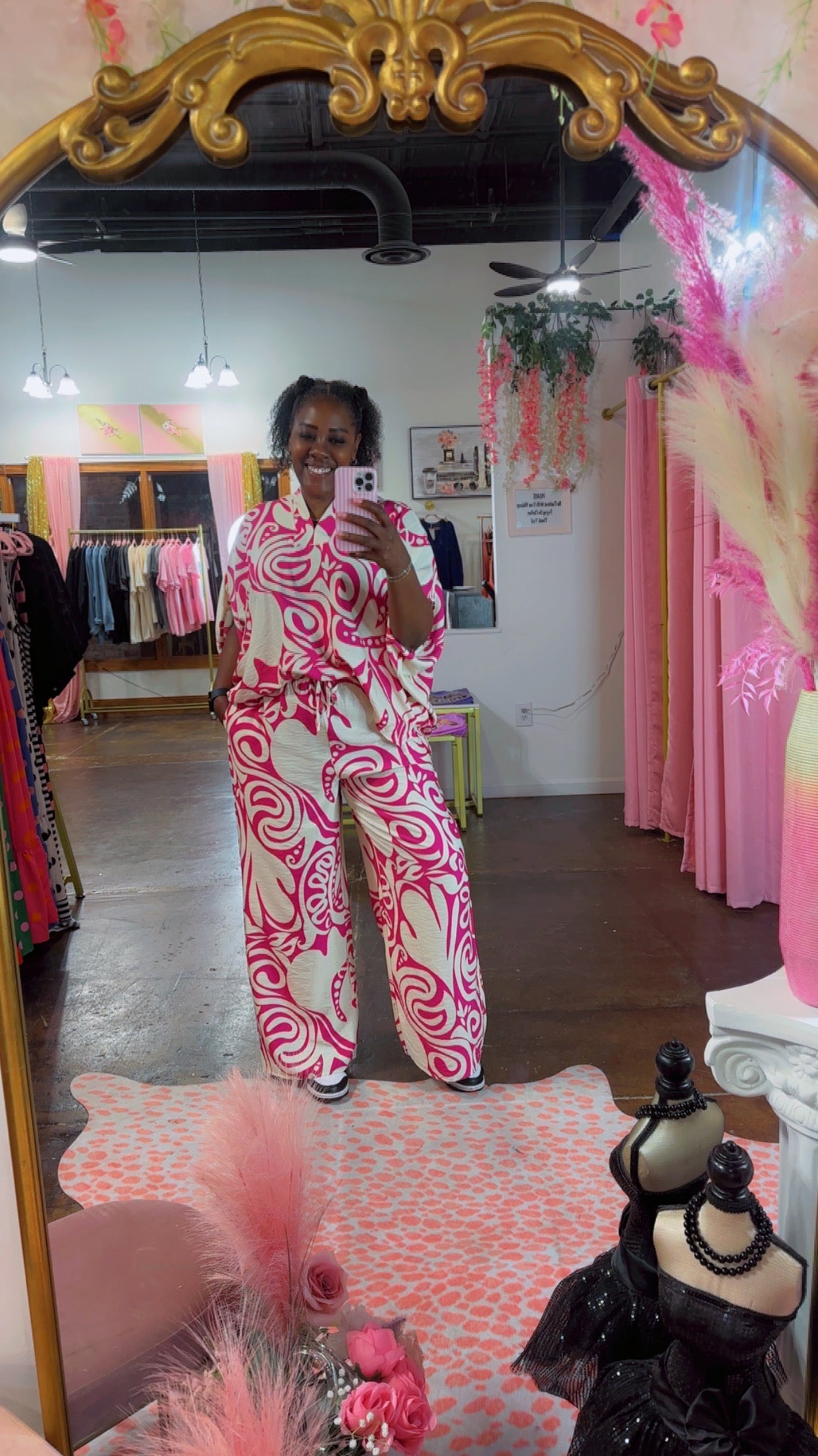 The Fuchsia Relaxed Fit Pants