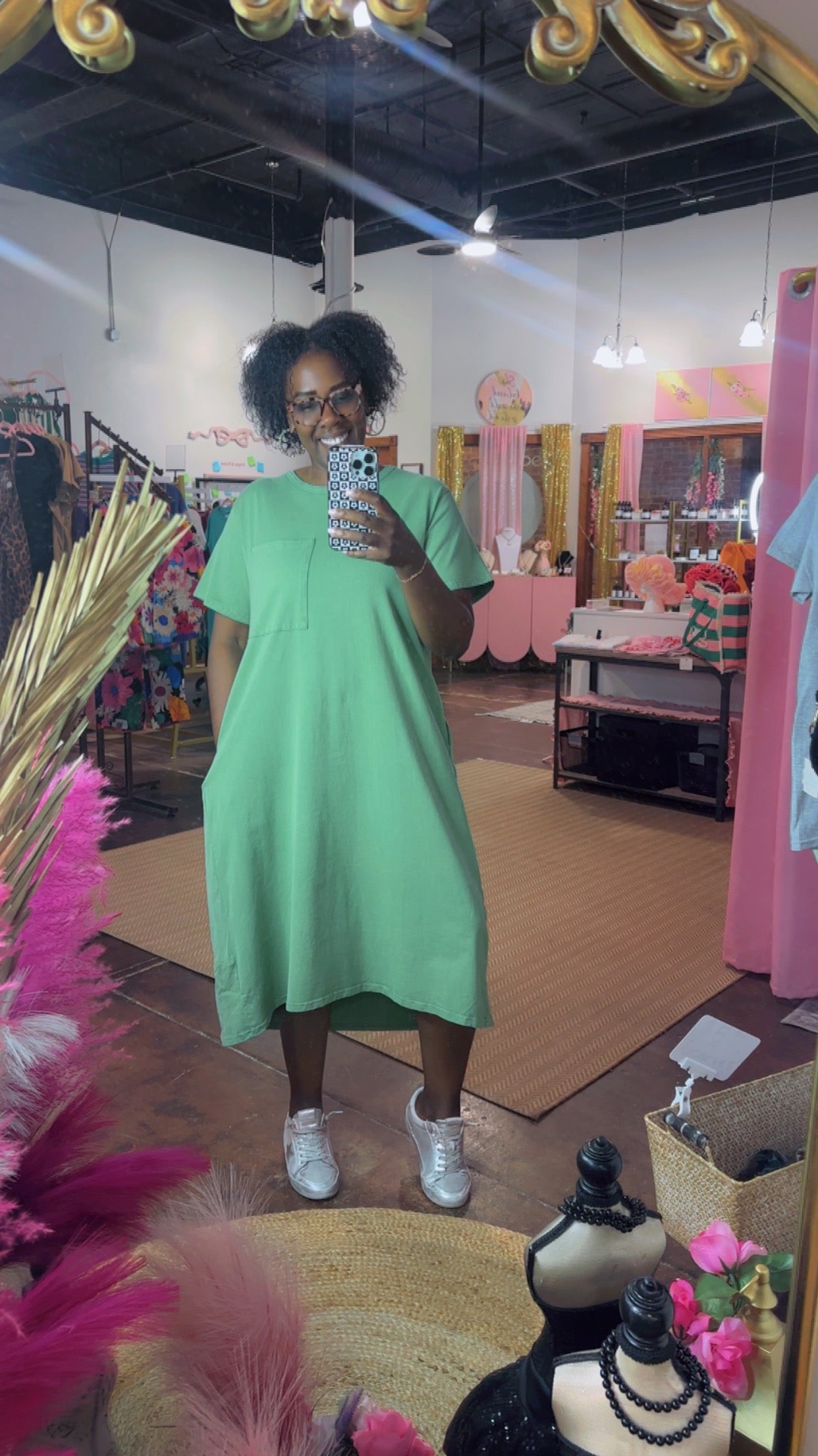 The Summers Coming Midi Dress