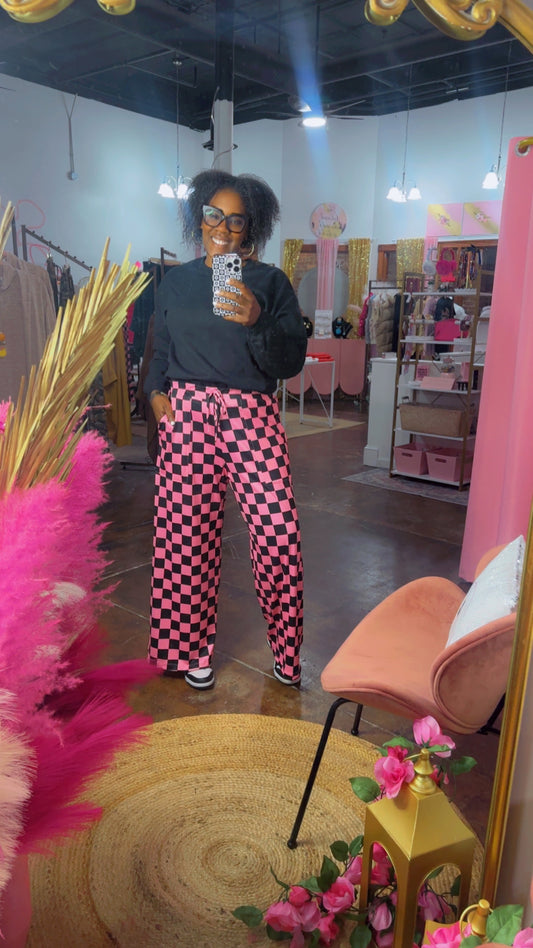 The Sweetheart Checker Pants