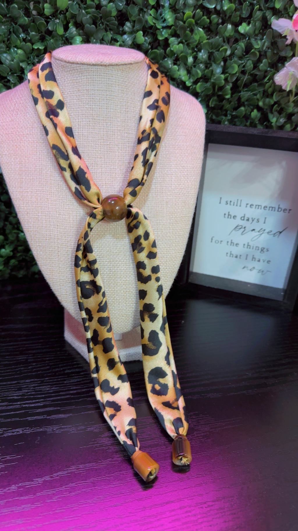 The Adjustable Scarf Necklace