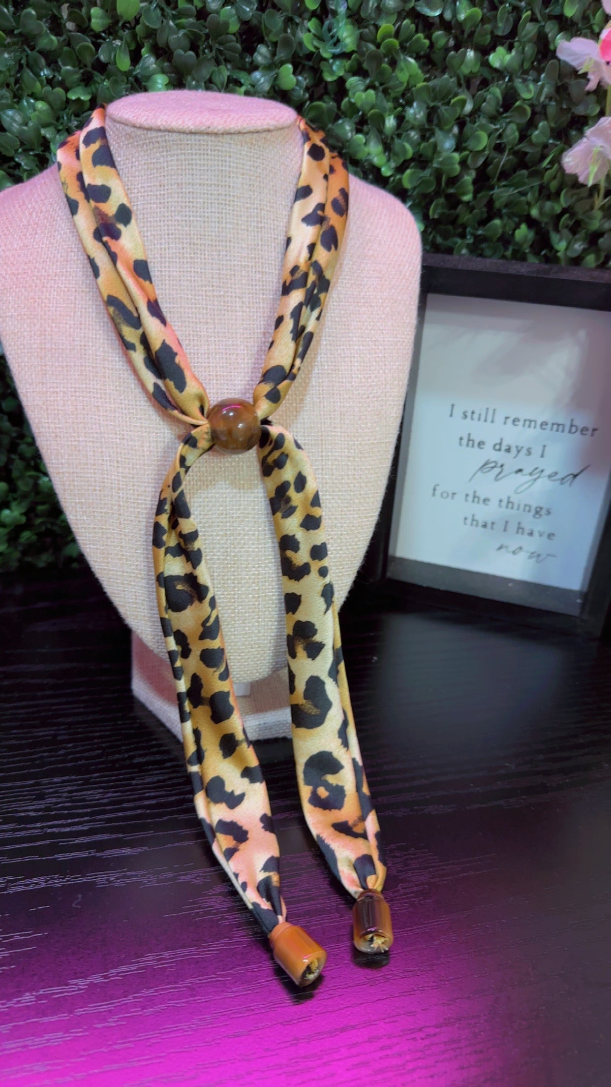 The Adjustable Scarf Necklace
