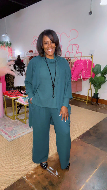 The Claire 3-Piece Set (Teal)