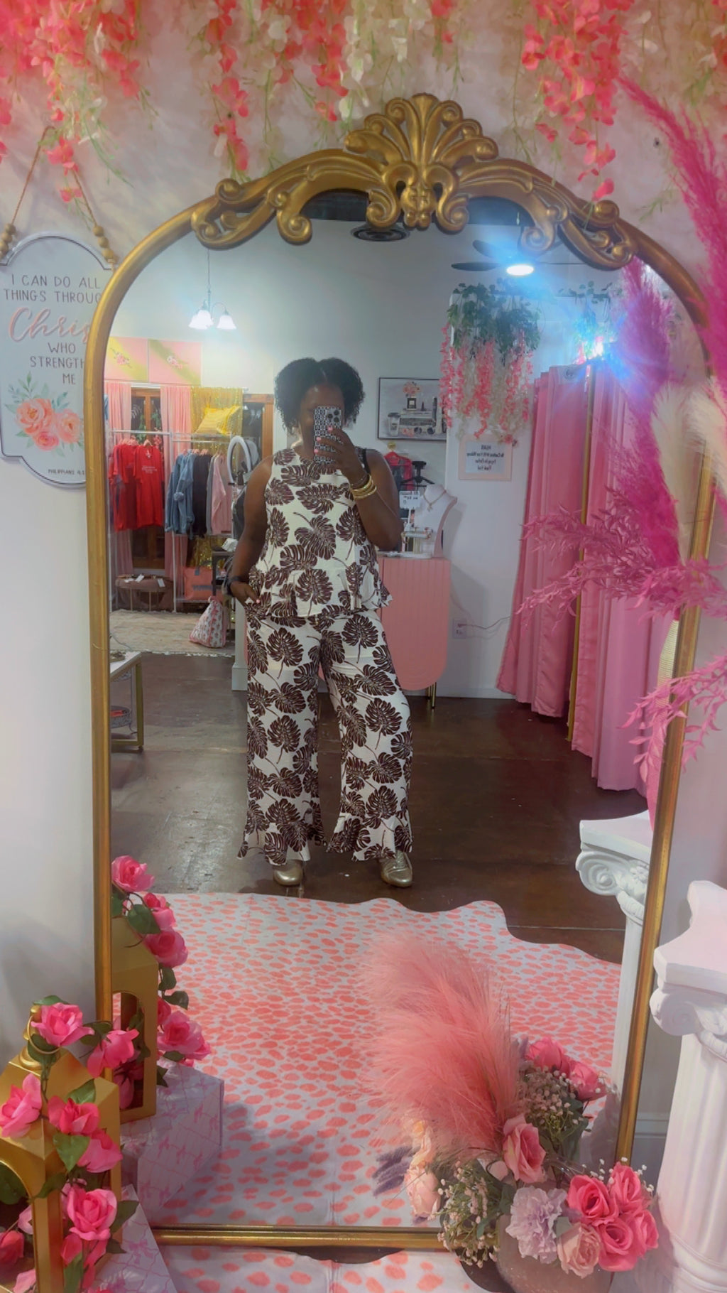 The Palms Frilly Top
