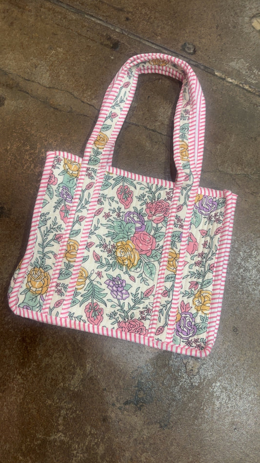 The Floral Print Quilted Bag (Small)
