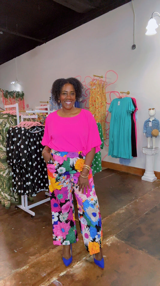 The Floral Serenity Pants