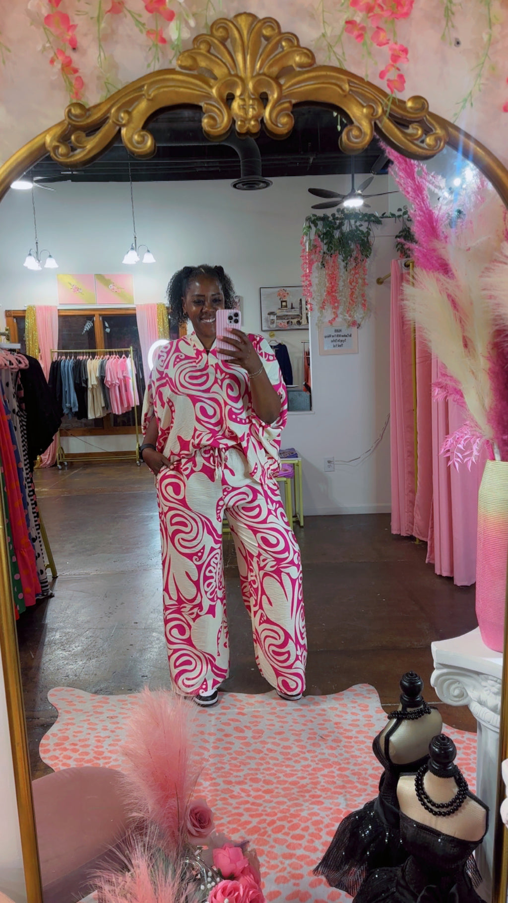 The Fuchsia Relaxed Fit Pants
