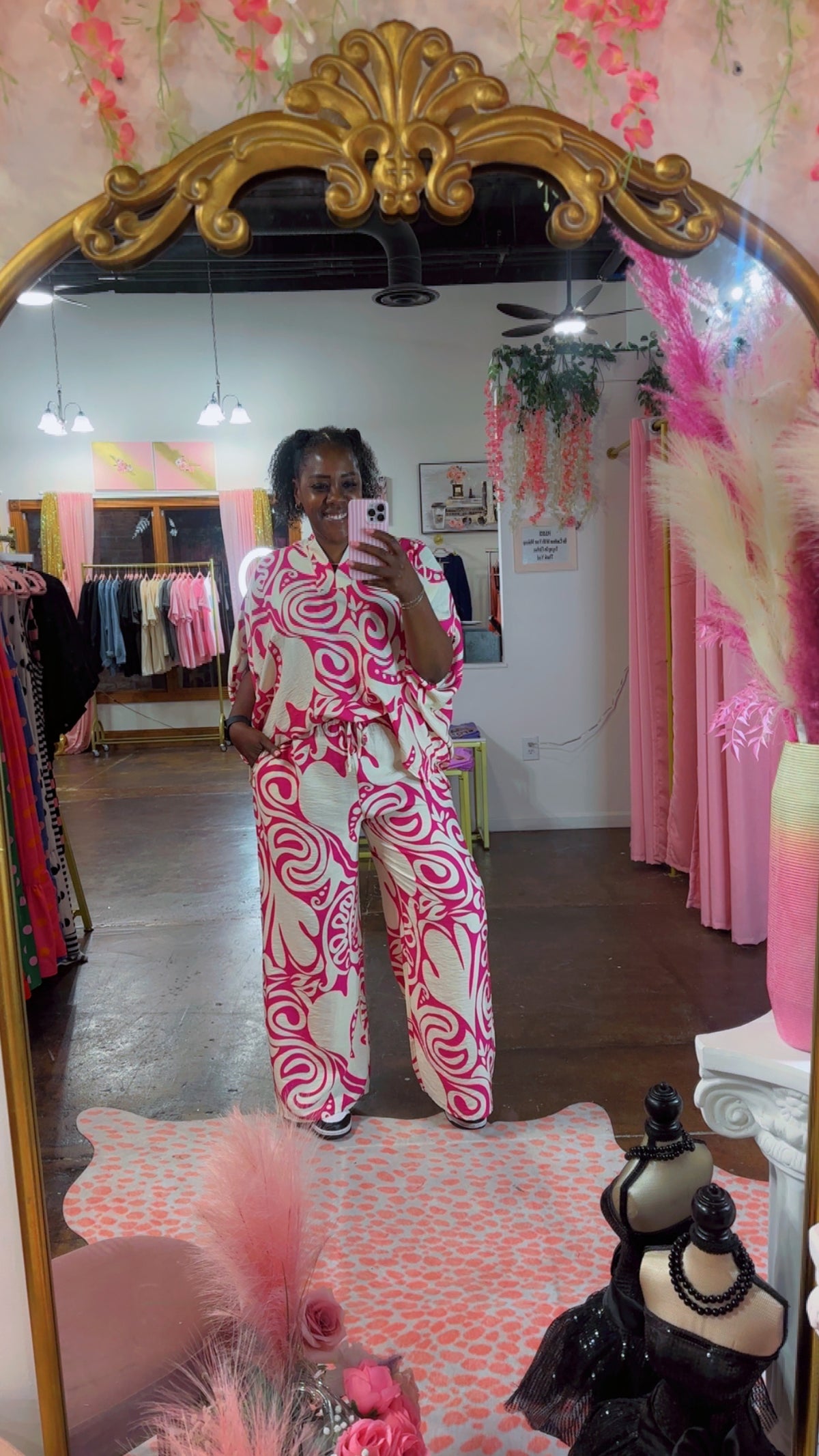 The Fuchsia Relaxed Fit Pants