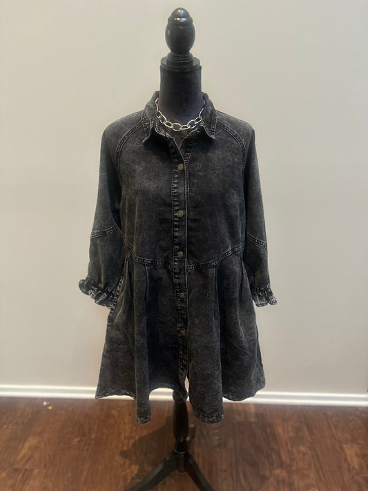 The Denim Babydoll Dress