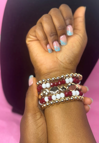 The Multi Strand Bead Bracelet Set