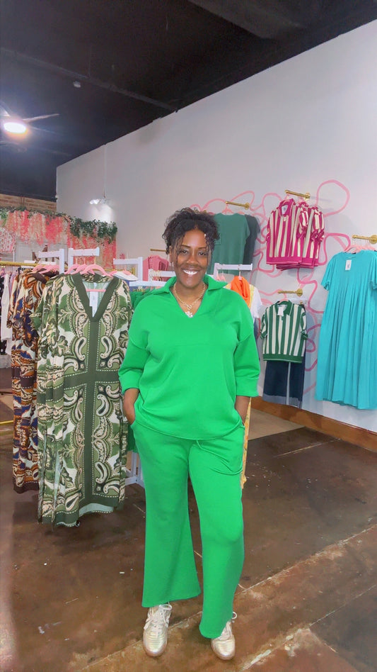 The “In The Green”Pant Set