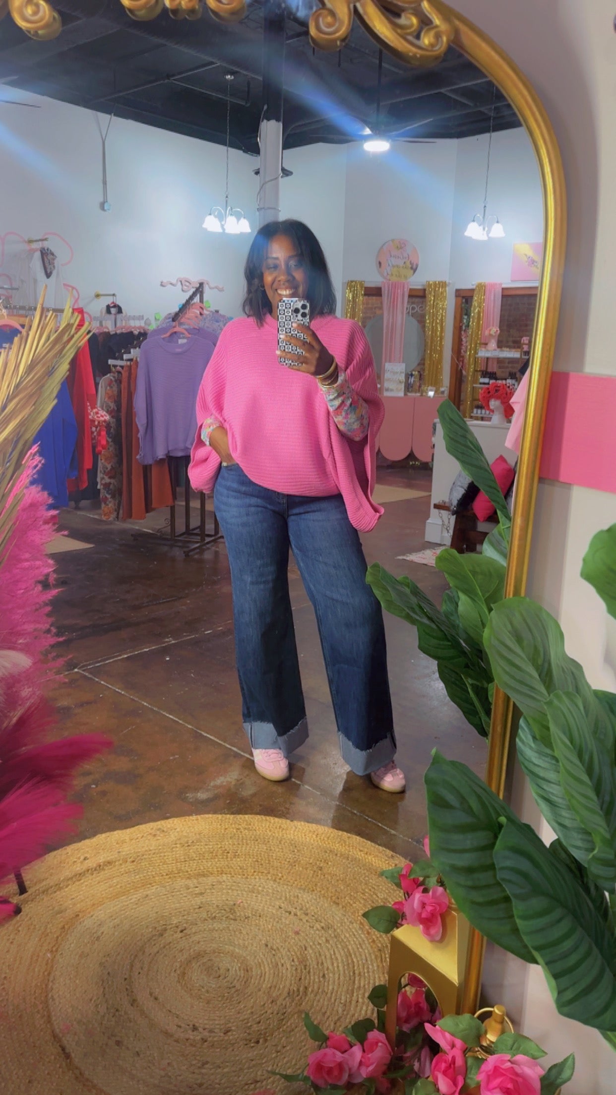 The Spring Vibes Pullover Poncho