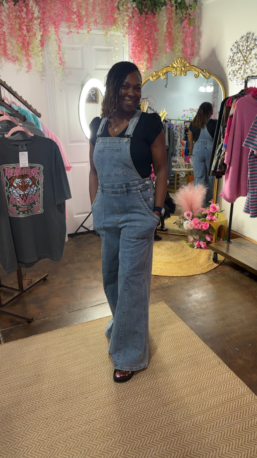 The Jasmine Wide-leg Overalls