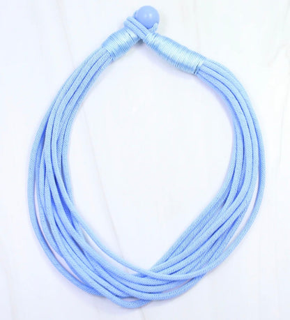 The Cranston Cord Necklace-Light Blue