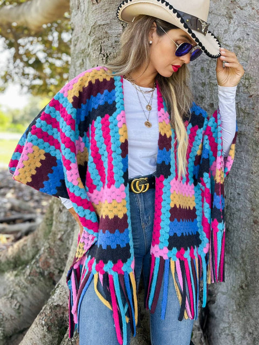 Lyric Multi-Colored  Wrap / One Size