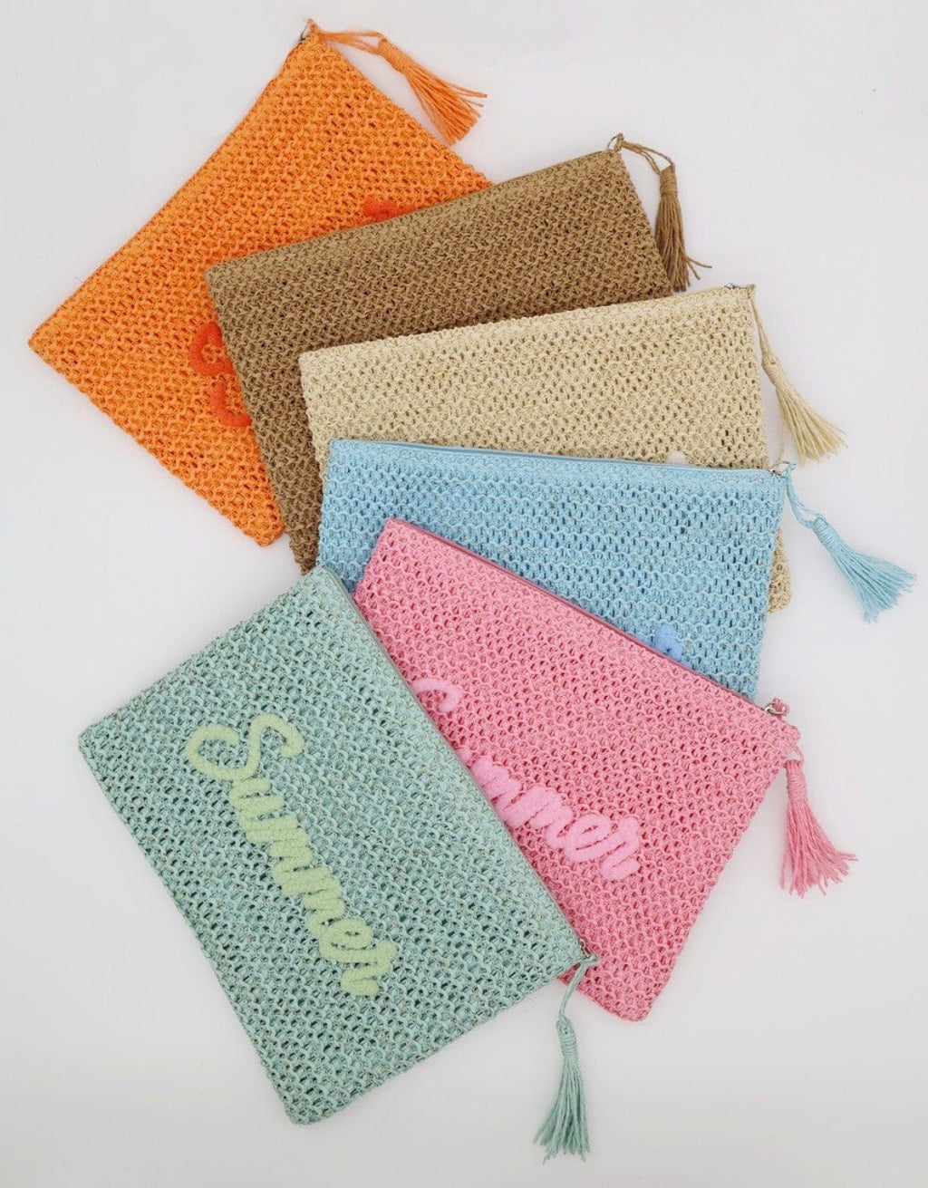 The Straw Summer Pouch