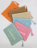 The Straw Summer Pouch