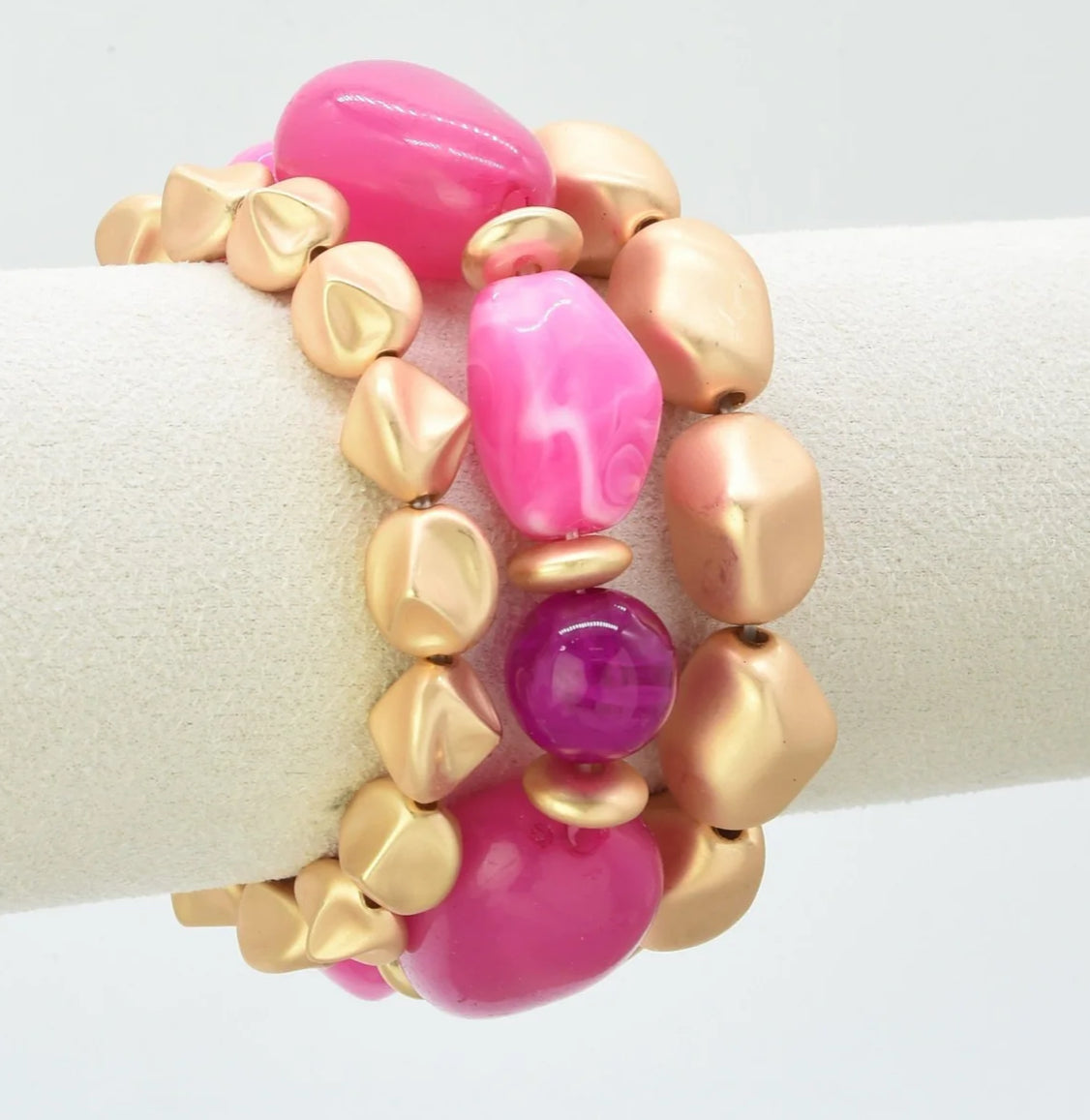 The Halle 3 Piece Stretch Bracelet Set