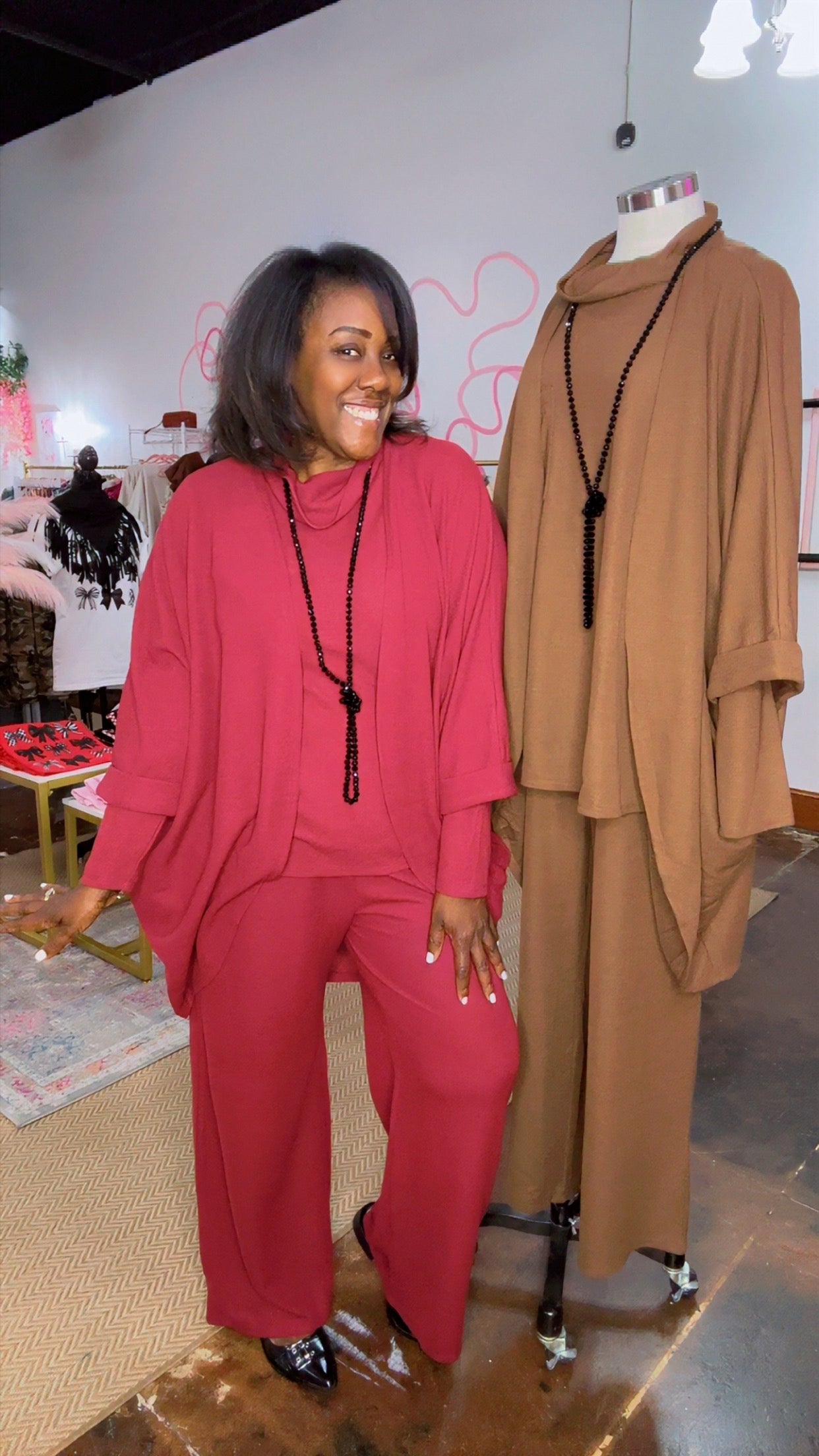 The Claire 3-Piece Set (Wine)