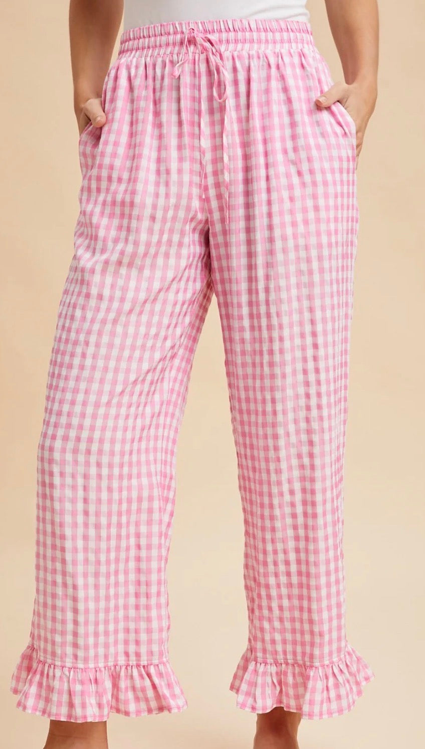 The Sugar Kiss Gingham Pants