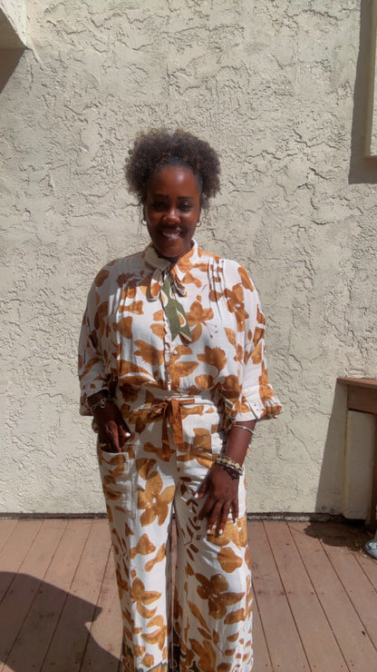 The Ruffled Leaf Blouse