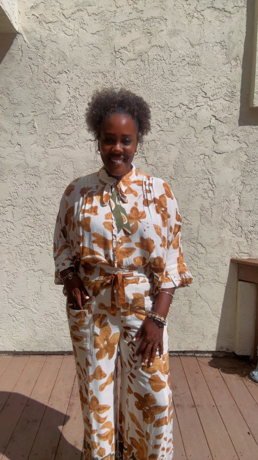 The Ruffled Leaf Blouse