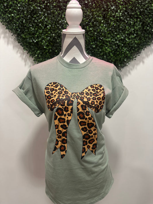 The Cheetah Bow Tee
