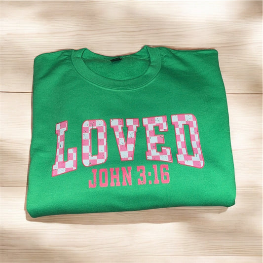 The Checkered Loved Sweatshirt