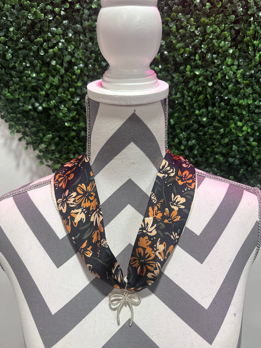 The Fall Garden Scarf Necklace