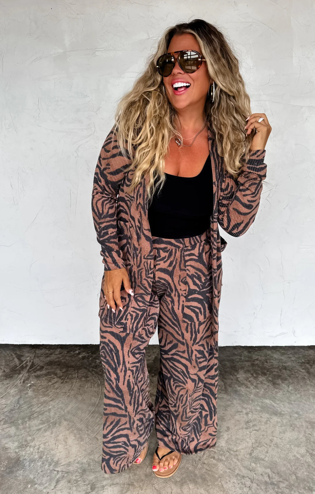 The Zebra Vibe Cardigan