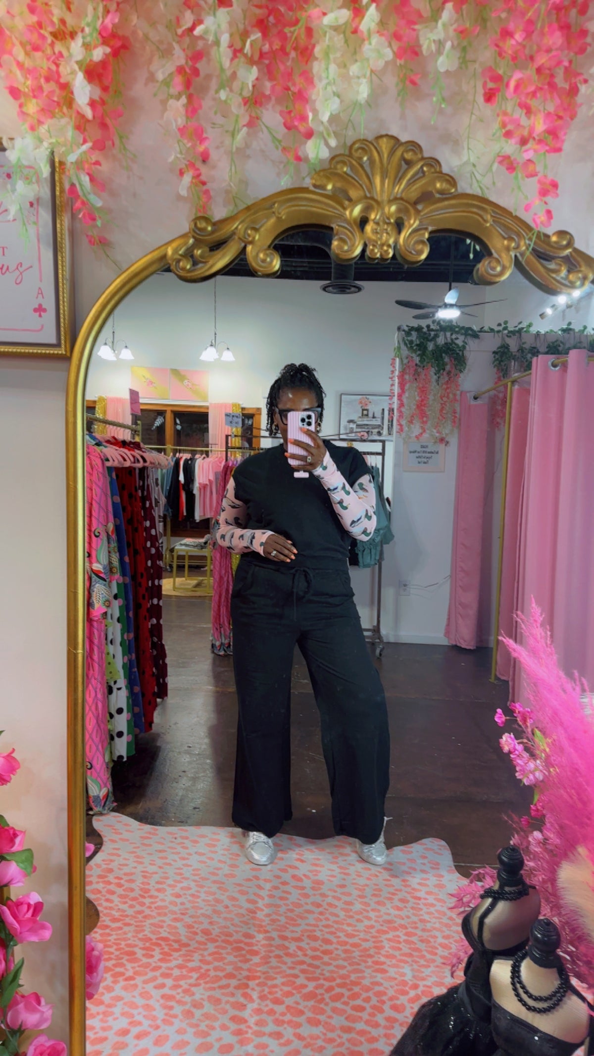 The French Terry Wide leg  Sweatpants