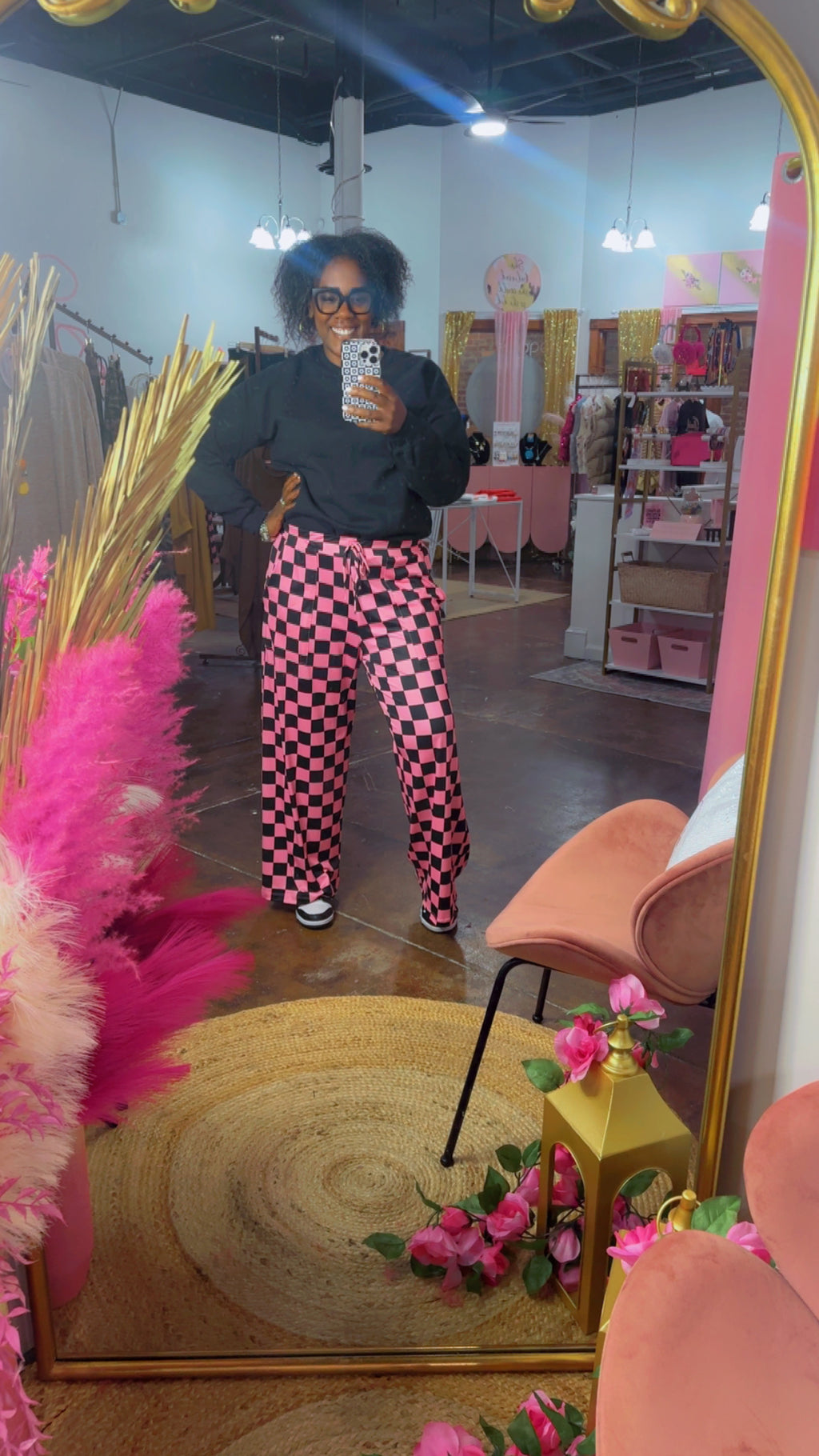 The Sweetheart Checker Pants