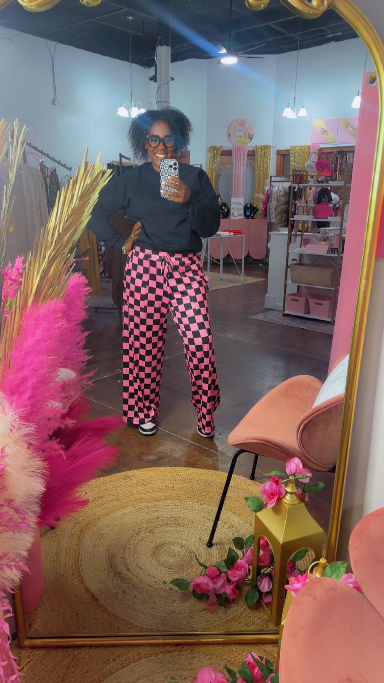 The Sweetheart Checker Pants