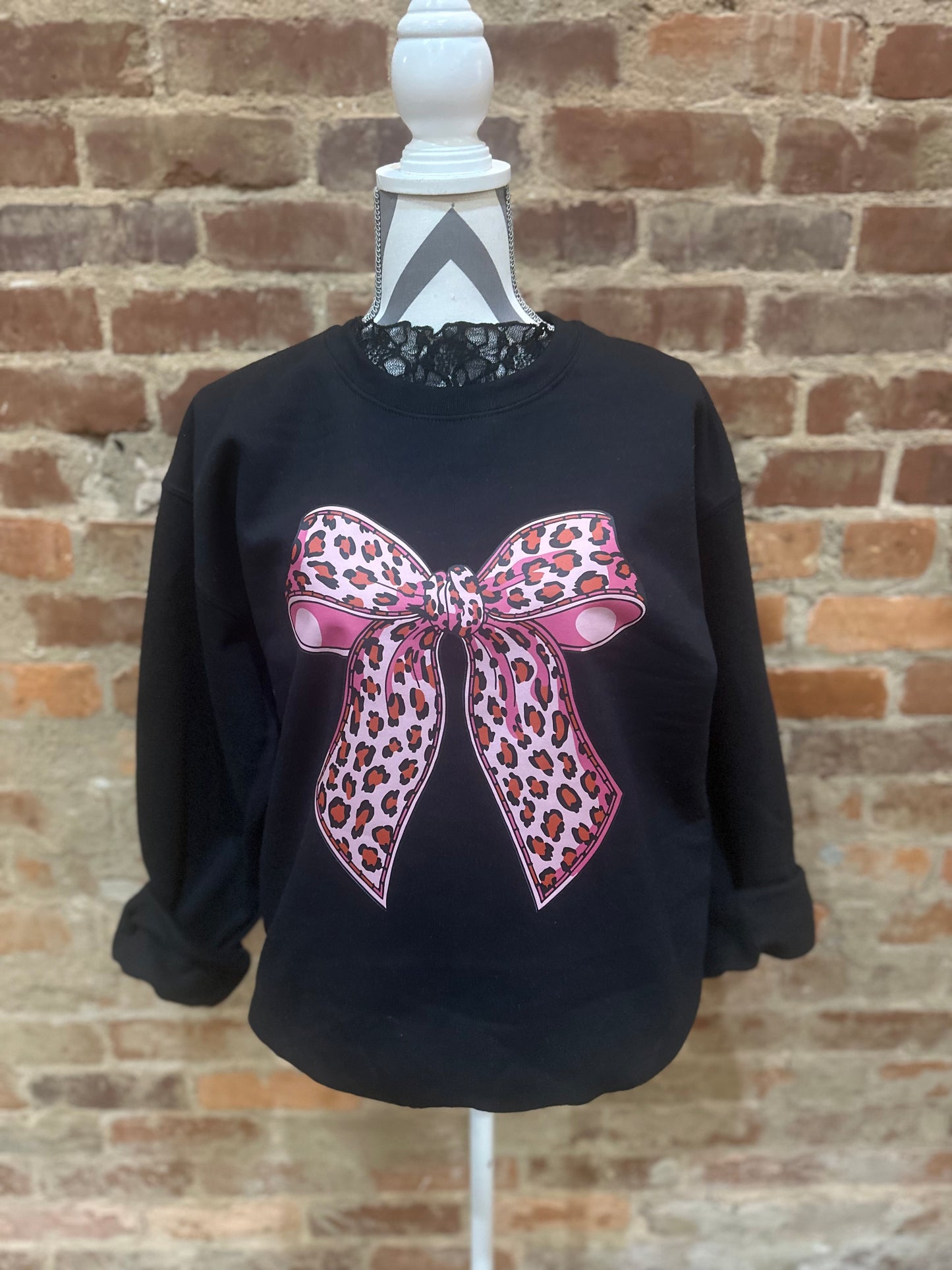 The Bow (Cheetah)Sweatshirt