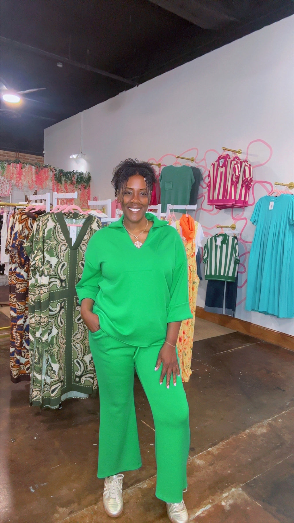 The “In The Green”Pant Set