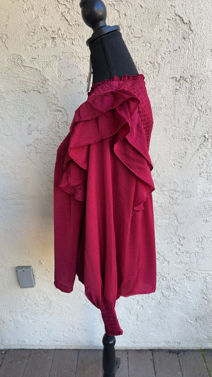 The Courtney Ruffle Blouse