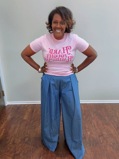 The Denim Palazzo Pants