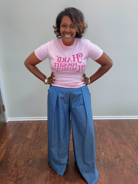 The Denim Palazzo Pants
