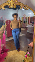 The MOCK NECK LONG SLEEVE BODYSUIT