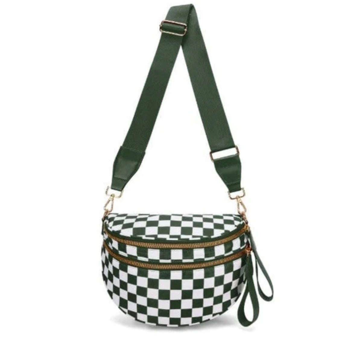 The Checker Sling Bags
