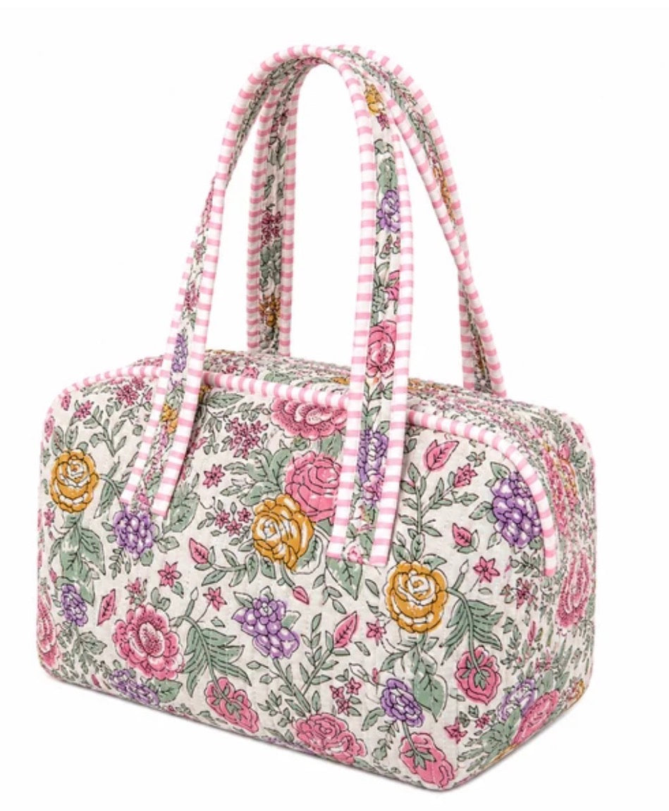 The Pastel Multi Floral Quilted Bag