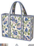 The Purple Floral Quilted Bag