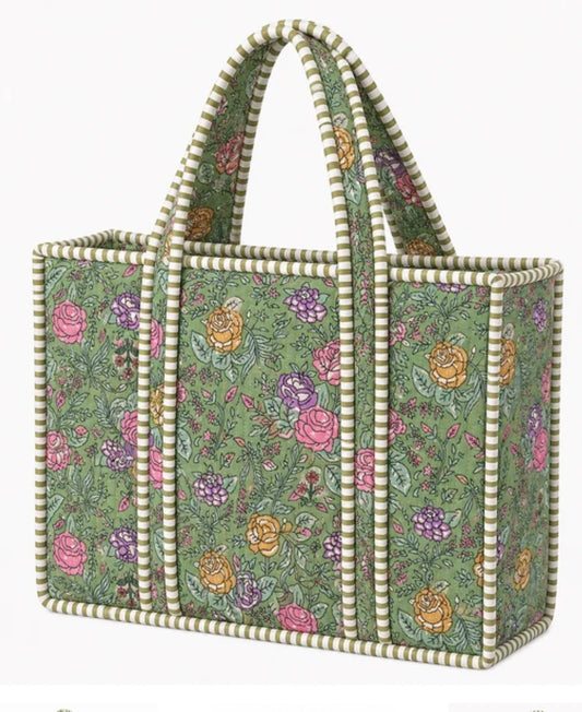 The Green Quilted Bag