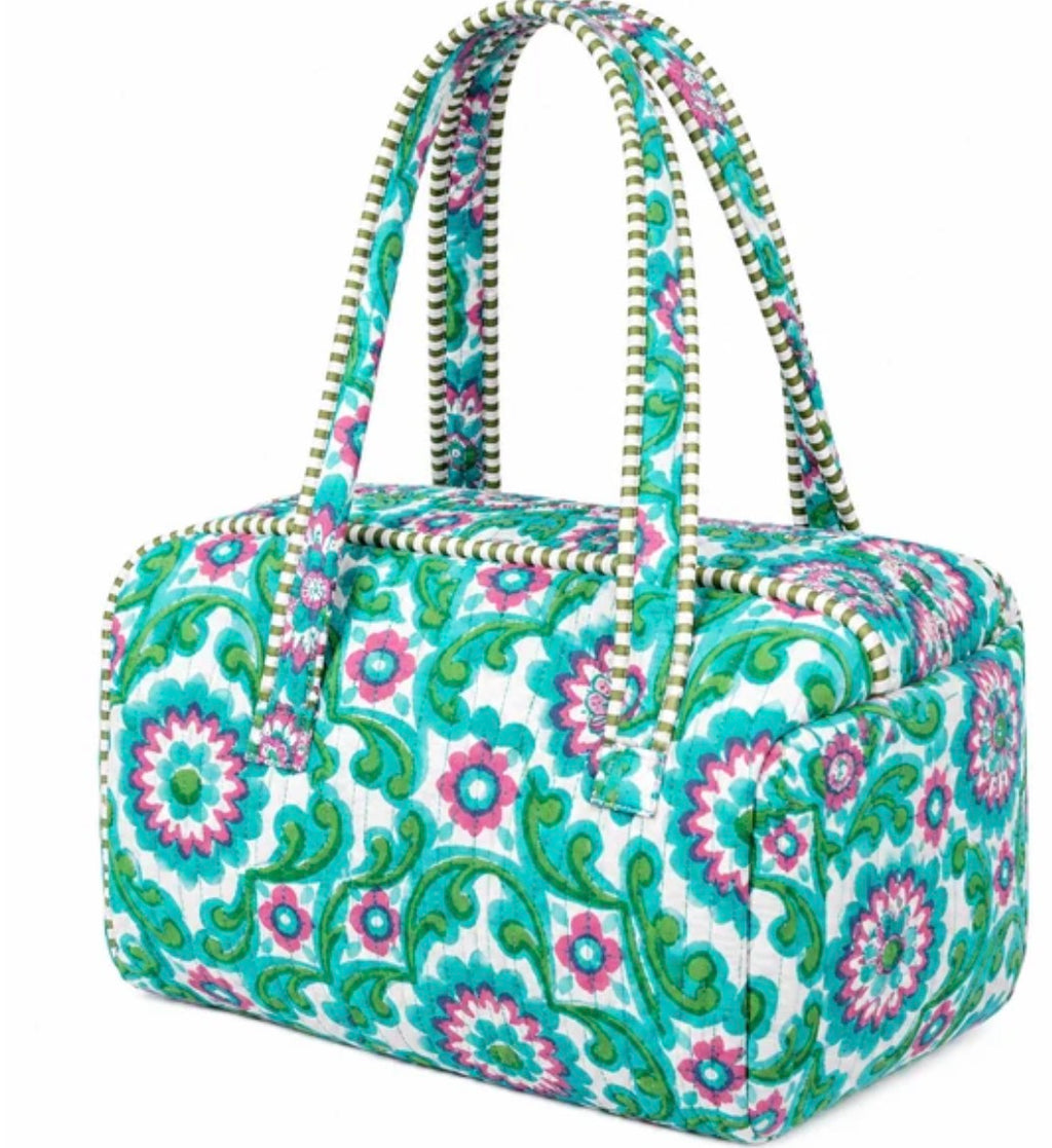The Aqua Quilted Bag