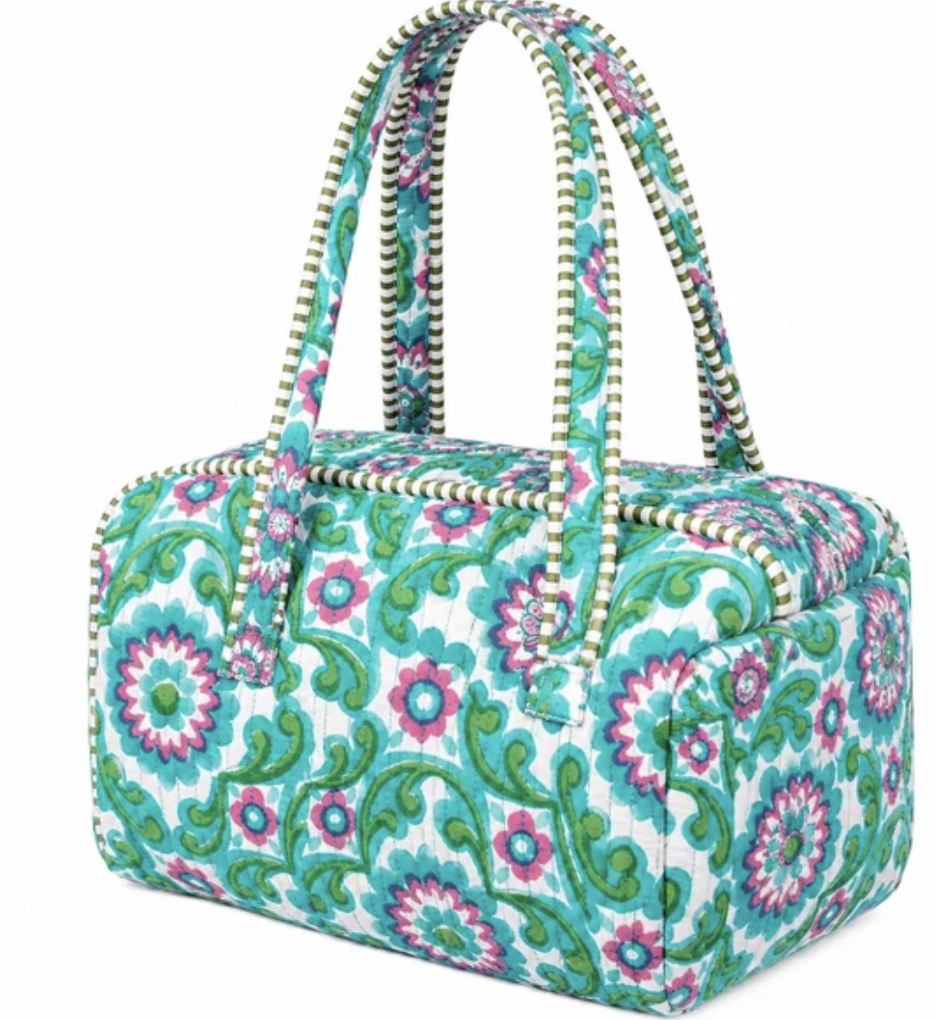The Aqua Quilted Bag