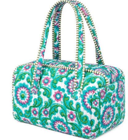 The Aqua Quilted Bag
