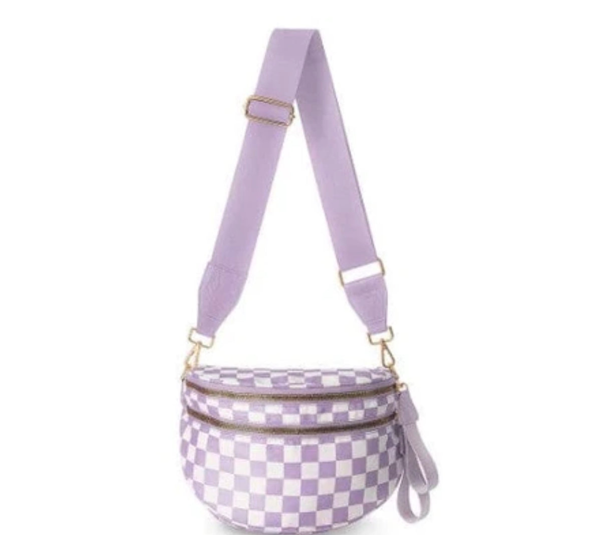 The Checker Sling Bags